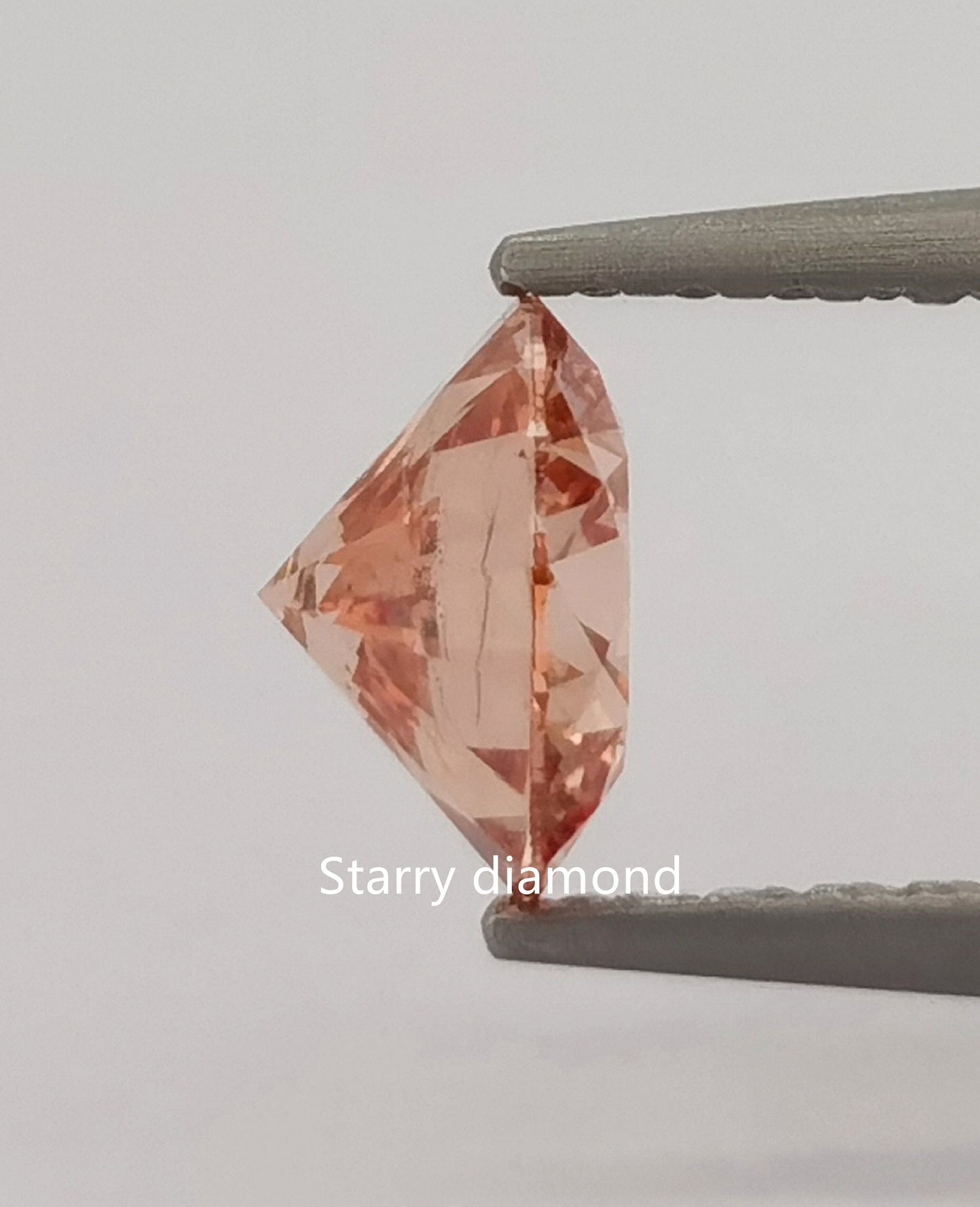 IGI certified 1.32ct Round Fancy Orange Brown Loose Diamond/ Lab Grown Diamond Ring /Affordable Color Diamond/ April birthstone