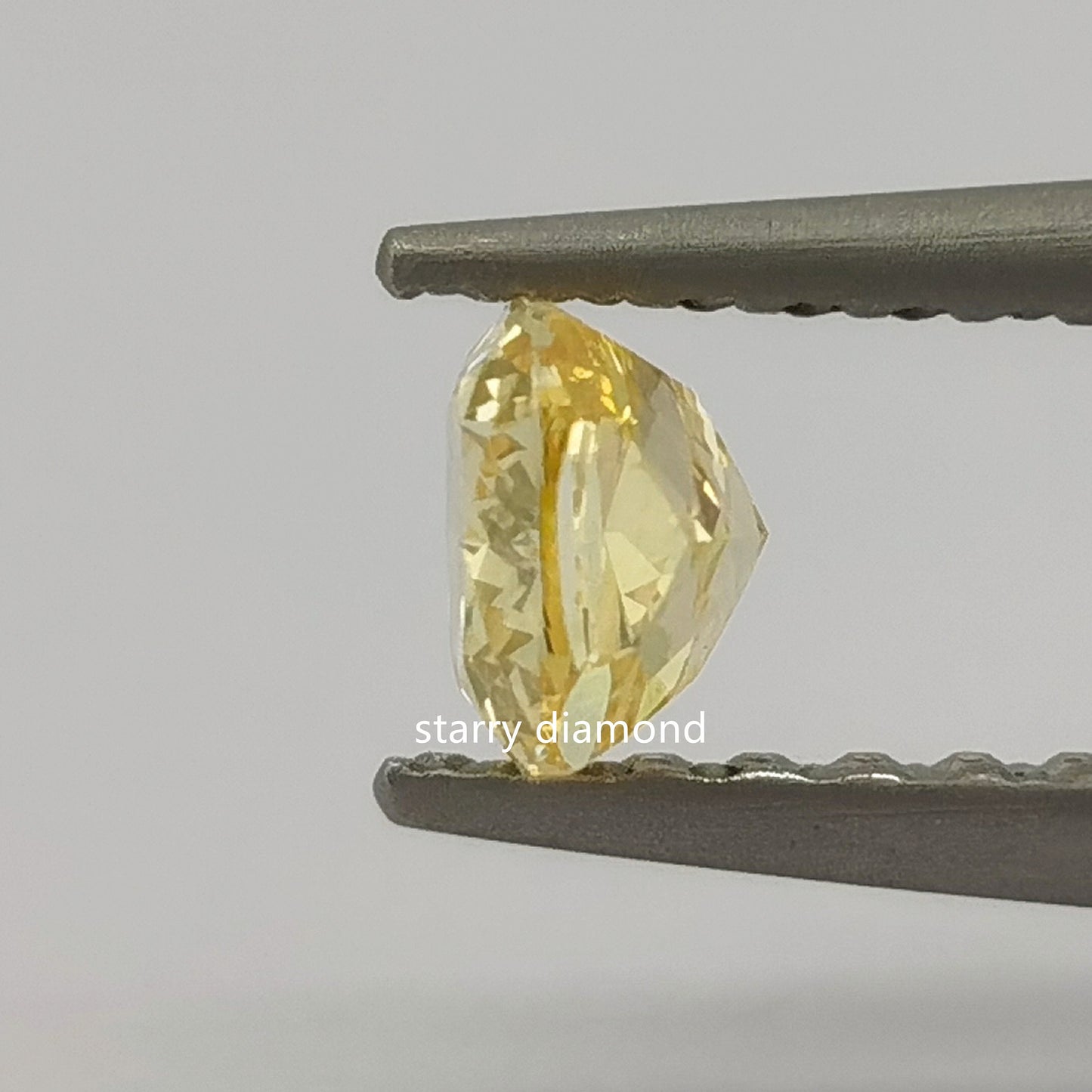 IGI certified 0.76ct Fancy Intense Yellow Loose Diamond/Lab Diamond Ring/Affordable Diamond/ April birthstone