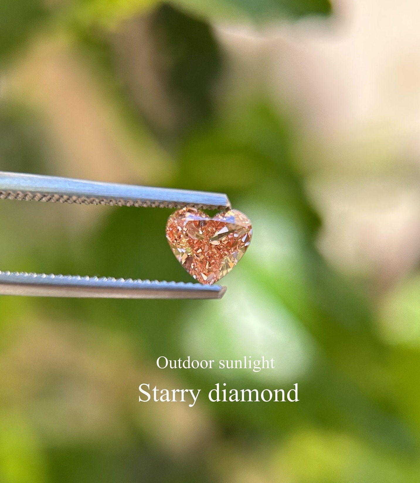 IGI certified 0.89ct Heart Cut Fancy Intense Brownish Pink Lab Diamond/Pink Diamond for Engagement Ring/Affordable Diamond/ April birthstone