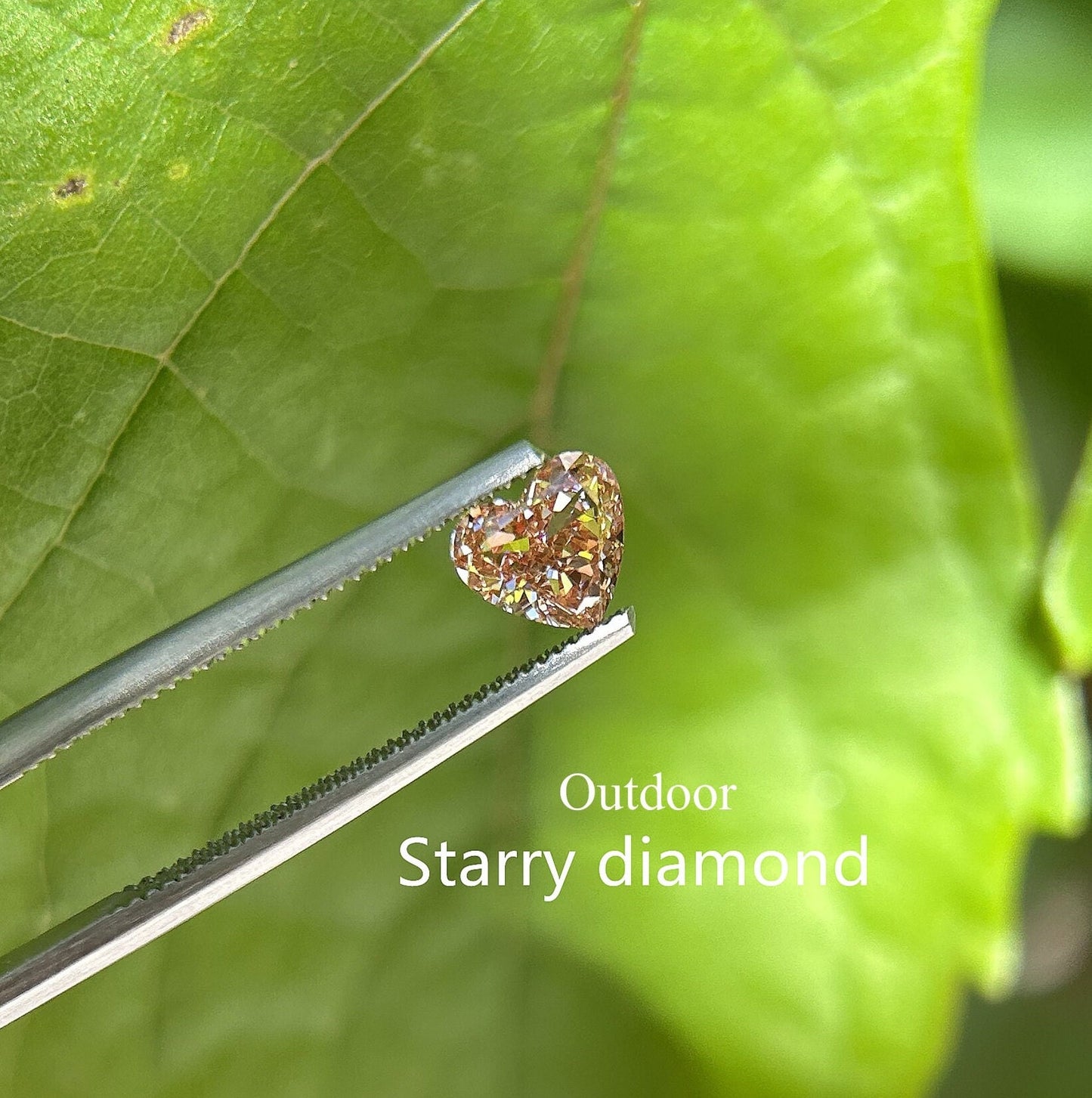 IGI certified 0.89ct Heart Cut Fancy Intense Brownish Pink Lab Diamond/Pink Diamond for Engagement Ring/Affordable Diamond/ April birthstone
