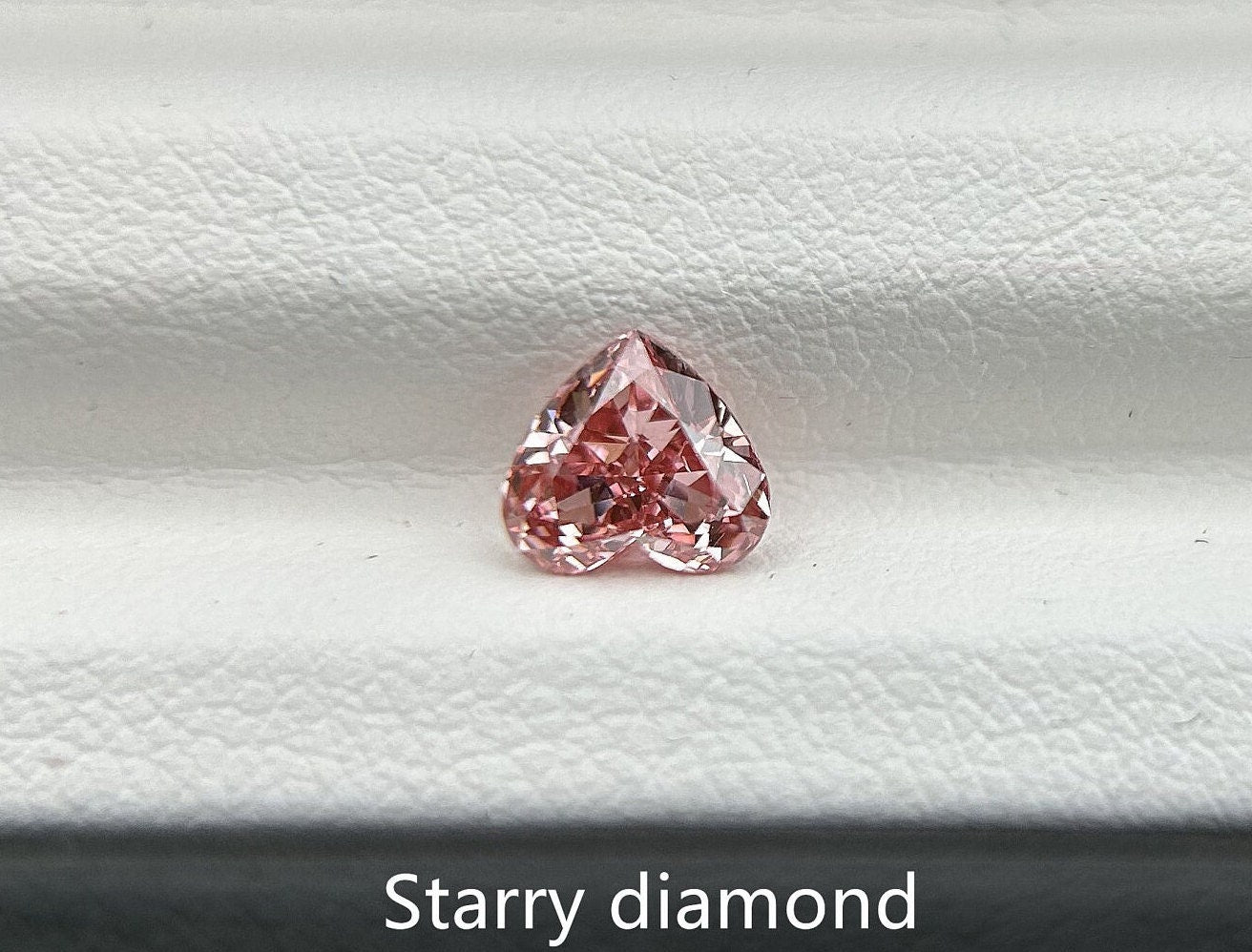IGI certified 0.80ct Heart Cut Fancy Vivid Pink Lab Diamond/Pink Diamond for Engagement Ring/Affordable Diamond/ April birthstone