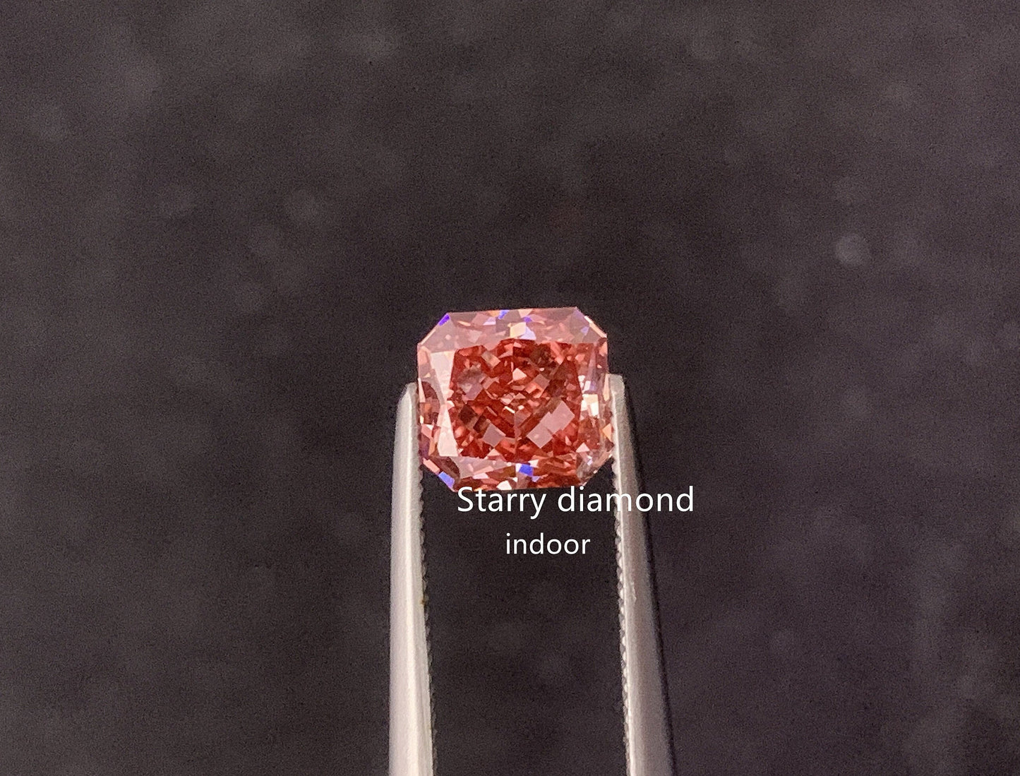 IGI certified 1.28ct Fancy Deep Brownish Pink Lab Diamond /Pink Diamond for Wedding Jewelry/Affordable Color Diamond/ April birthstone