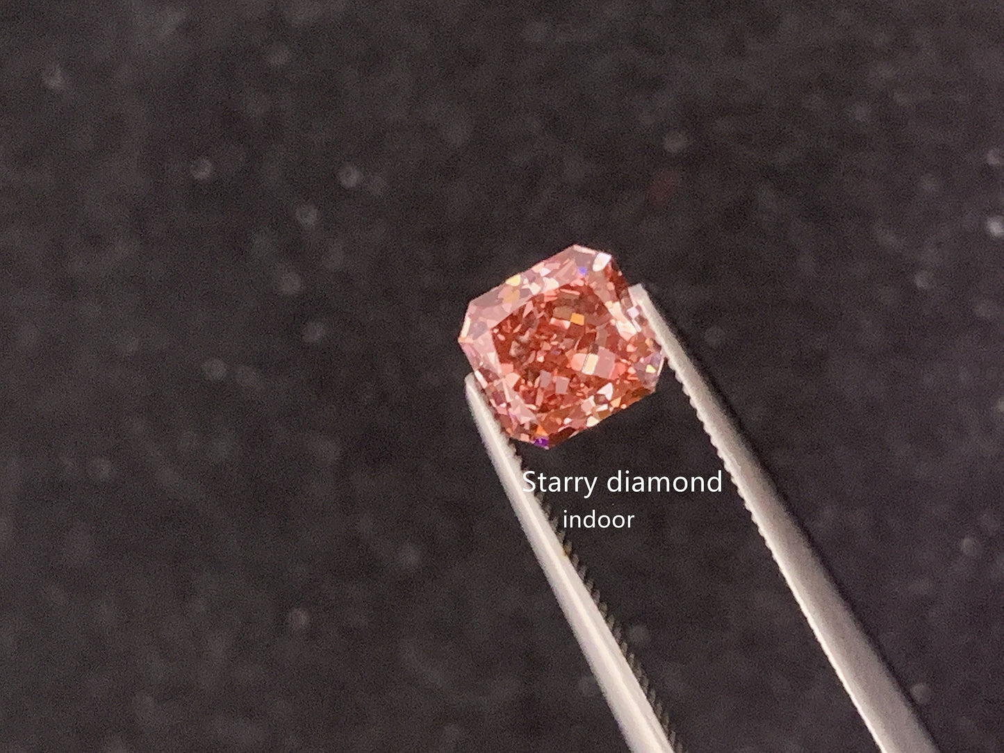 IGI certified 1.28ct Fancy Deep Brownish Pink Lab Diamond /Pink Diamond for Wedding Jewelry/Affordable Color Diamond/ April birthstone