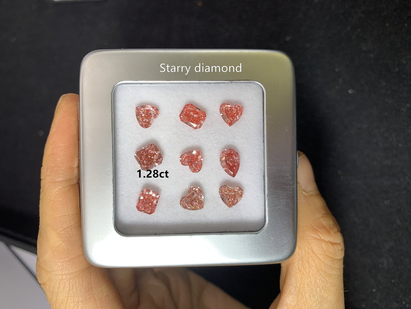 IGI certified 1.28ct Fancy Deep Brownish Pink Lab Diamond /Pink Diamond for Wedding Jewelry/Affordable Color Diamond/ April birthstone