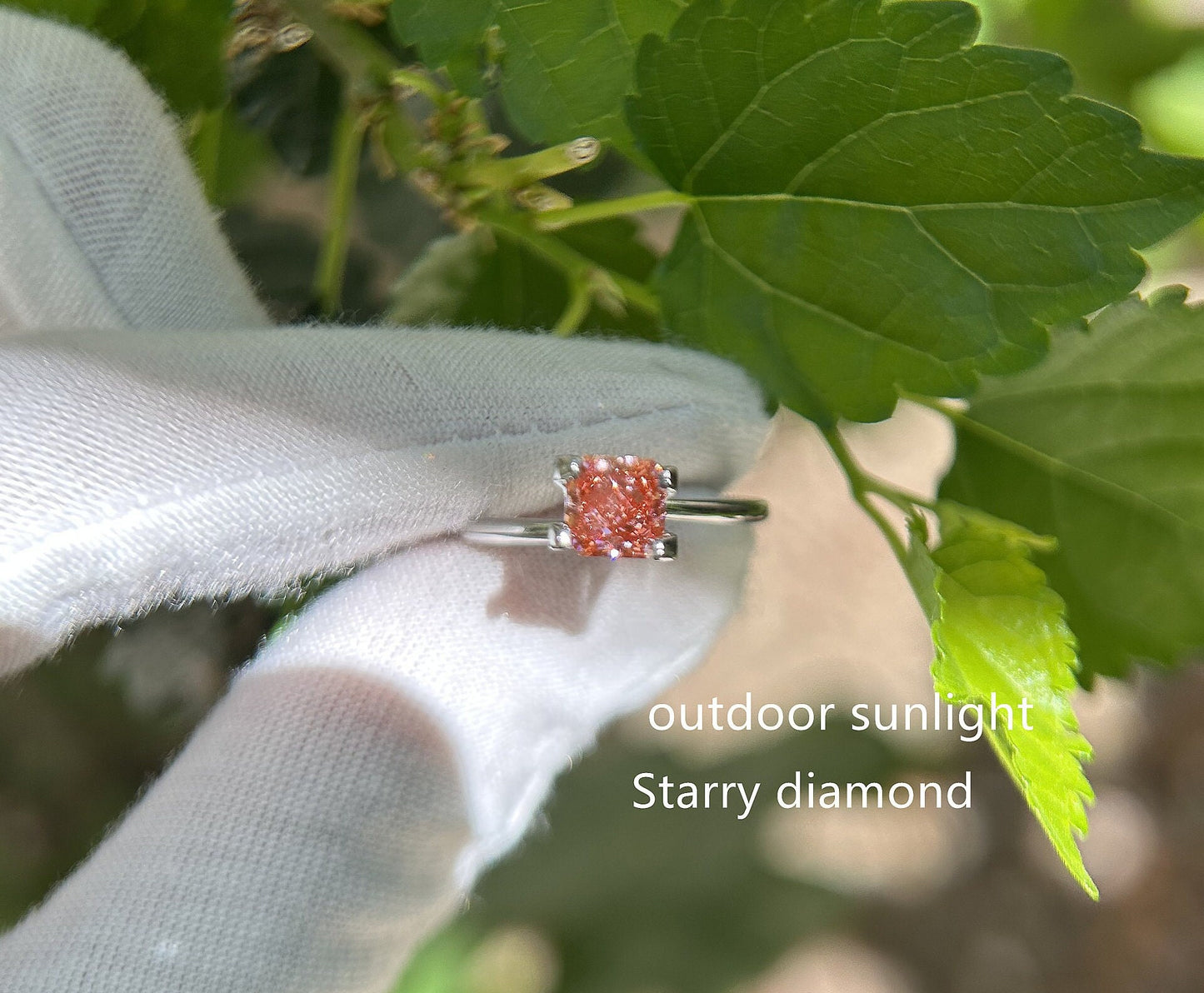 IGI certified 1.13ct Radiant Cut Fancy Intense Brownish Pink Lab Diamond/ Lab Pink Diamond for Engagement Ring/Affordable Diamond