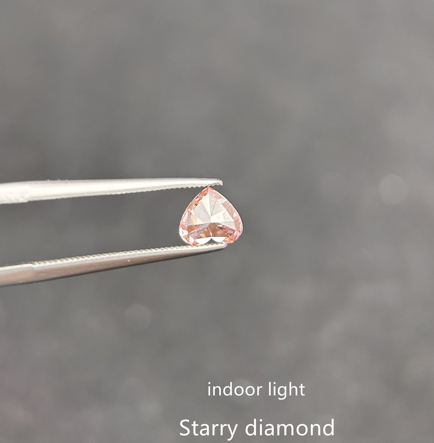 IGI certified 0.80ct Heart Cut Fancy Intense Brownish Pink Lab Diamond/Pink Diamond for Engagement Ring/Affordable Diamond/ April birthstone