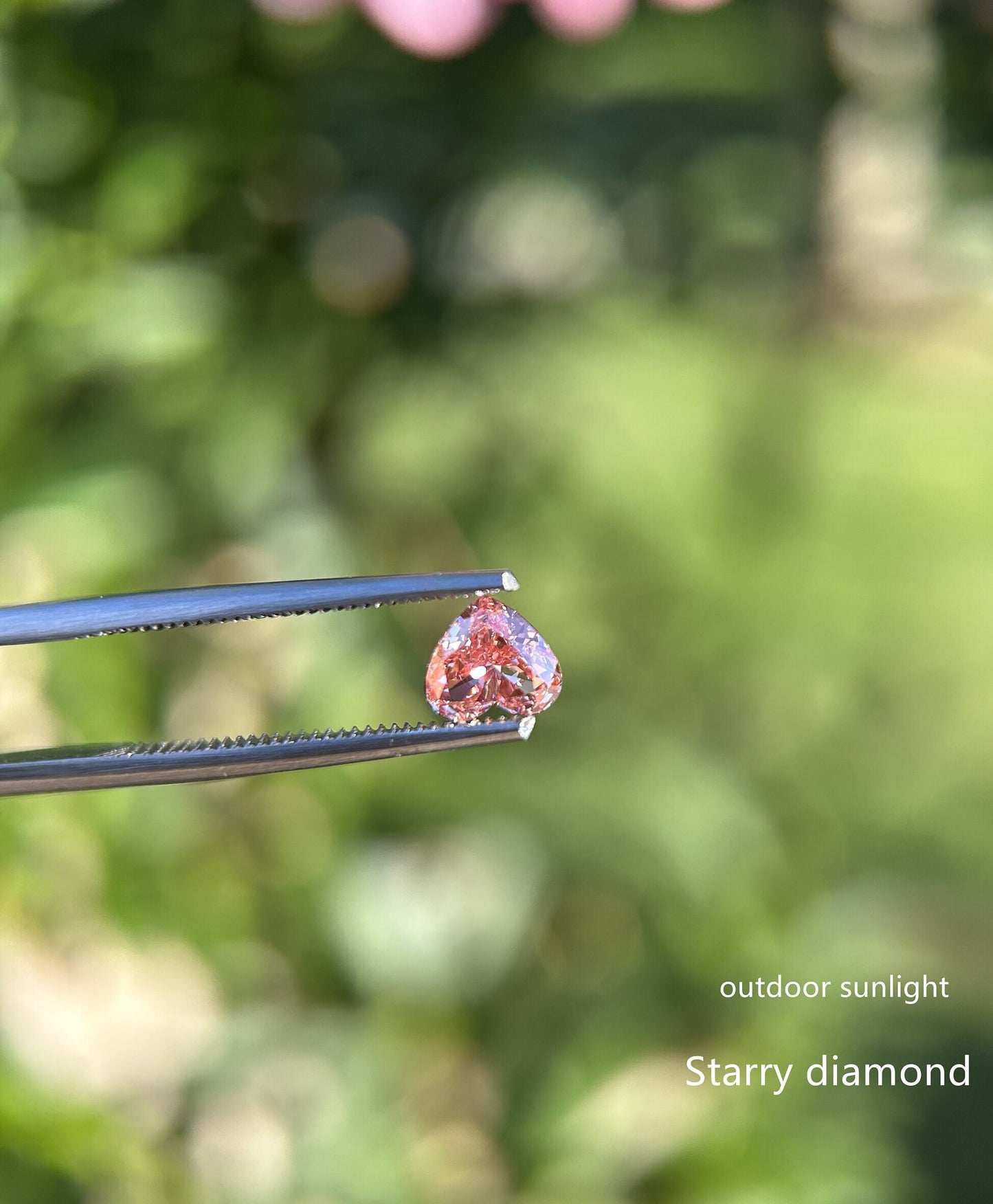 IGI certified 0.80ct Heart Cut Fancy Intense Brownish Pink Lab Diamond/Pink Diamond for Engagement Ring/Affordable Diamond/ April birthstone