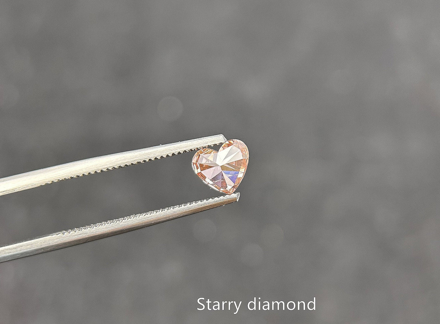 IGI certified 0.90ct Heart Cut Fancy Intense Brownish Pink Lab Diamond/Pink Diamond for Engagement Ring/Affordable Diamond/ April birthstone
