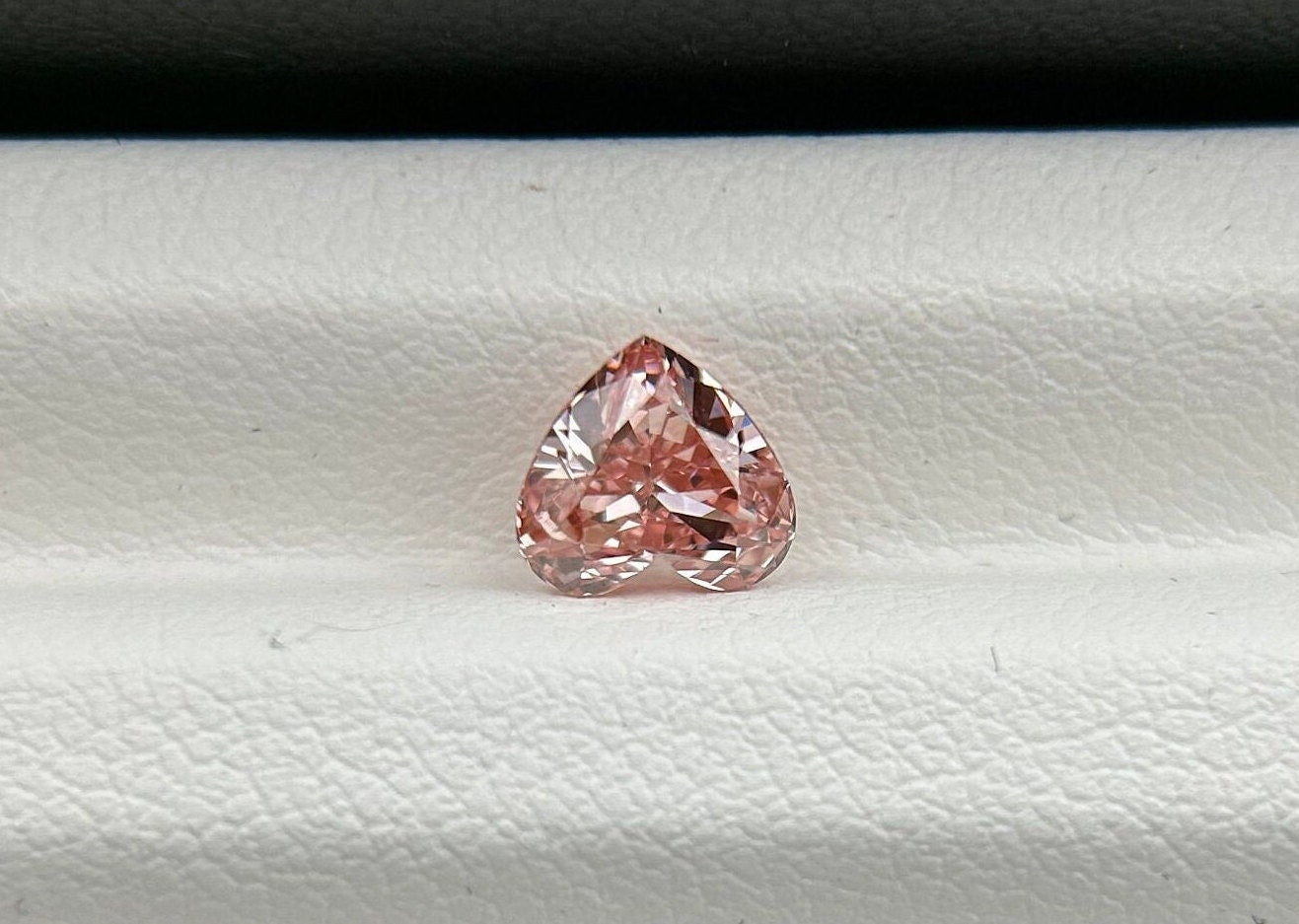 IGI certified 0.90ct Heart Cut Fancy Intense Brownish Pink Lab Diamond/Pink Diamond for Engagement Ring/Affordable Diamond/ April birthstone