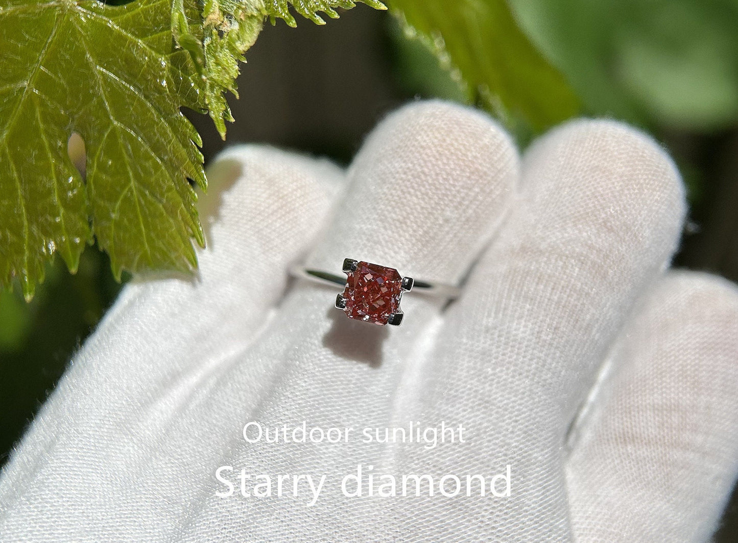 IGI certified 1.28ct Fancy Deep Brownish Pink Lab Diamond /Pink Diamond for Wedding Jewelry/Affordable Color Diamond/ April birthstone
