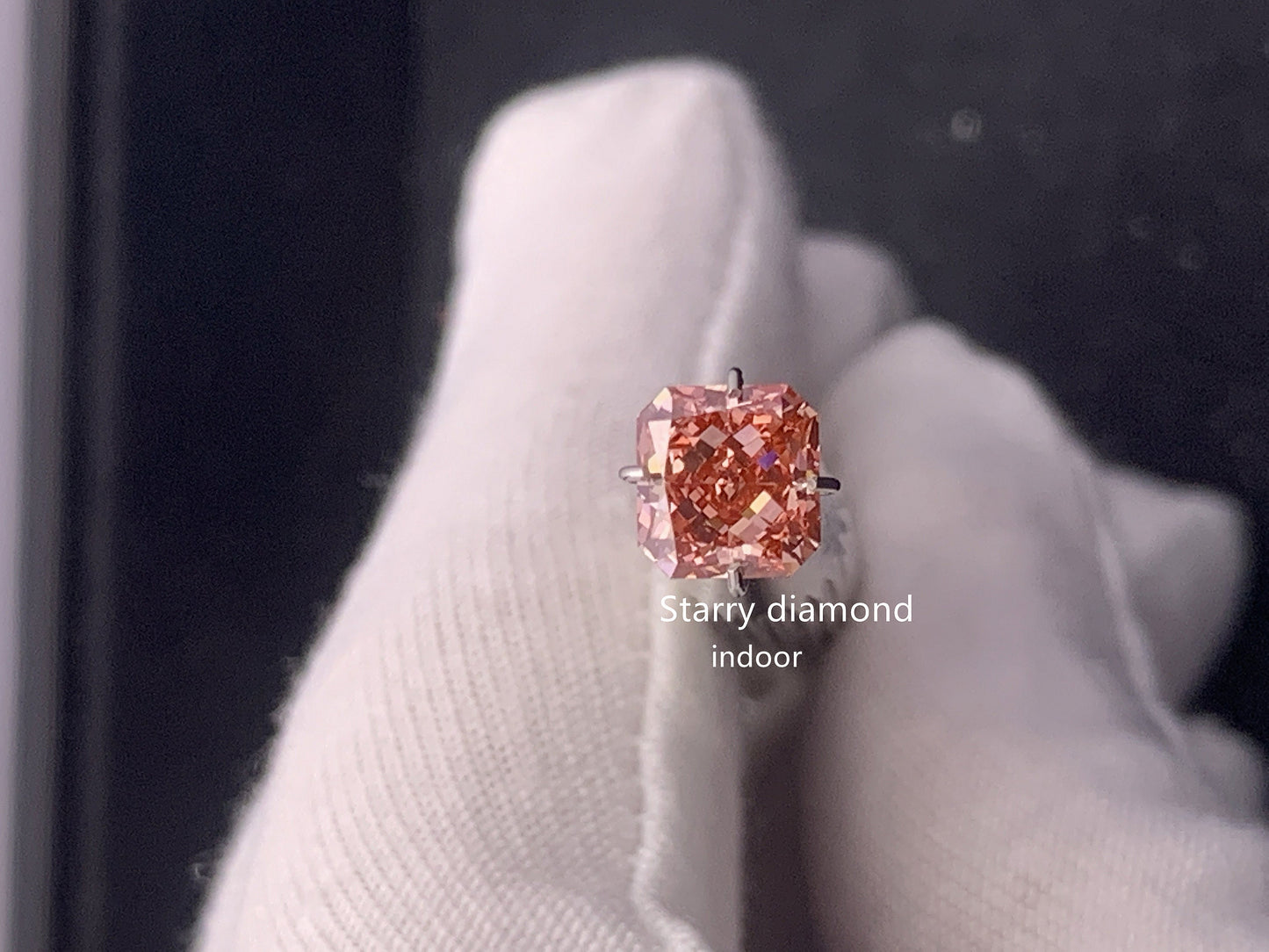 IGI certified 1.28ct Fancy Deep Brownish Pink Lab Diamond /Pink Diamond for Wedding Jewelry/Affordable Color Diamond/ April birthstone
