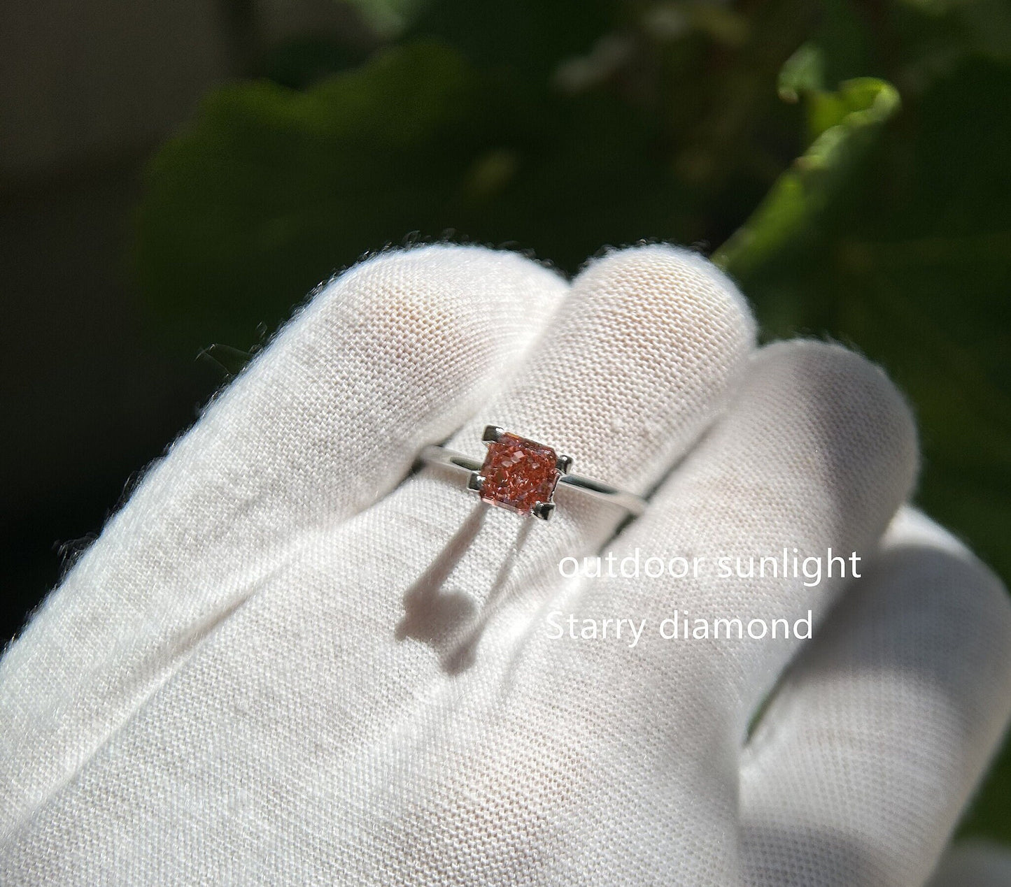 IGI certified 1.13ct Radiant Cut Fancy Intense Brownish Pink Lab Diamond/ Lab Pink Diamond for Engagement Ring/Affordable Diamond
