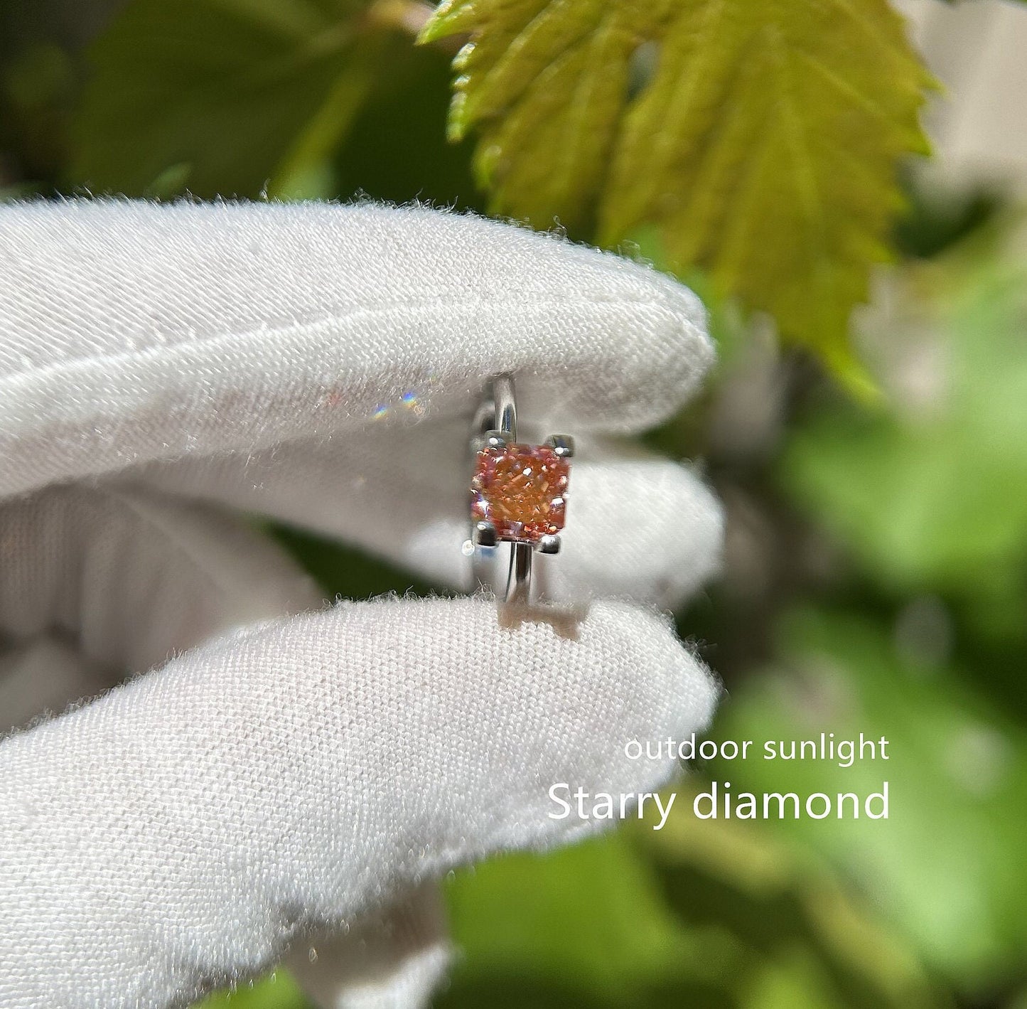 IGI certified 1.13ct Radiant Cut Fancy Intense Brownish Pink Lab Diamond/ Lab Pink Diamond for Engagement Ring/Affordable Diamond