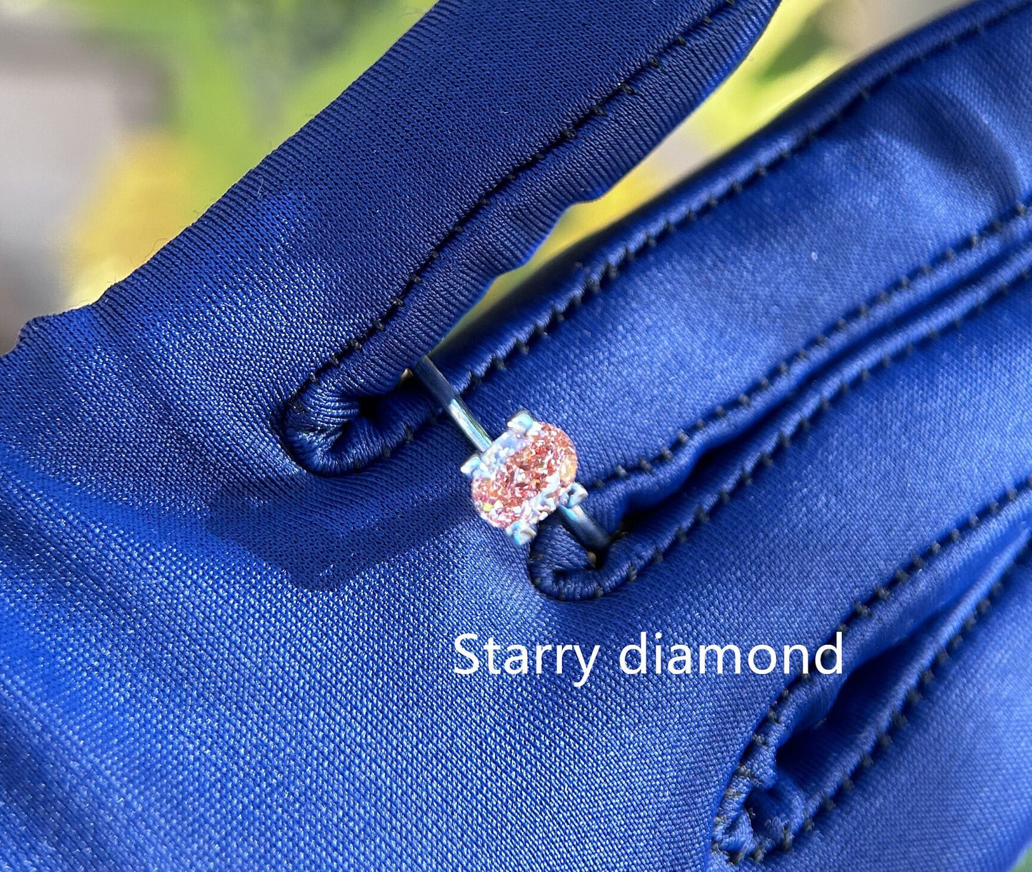 IGI certified 0.93ct Oval Cut Fancy Pinkish Brown Diamond/ Lab Diamond for Engagement Ring/Affordable Color Diamond/ April birthstone