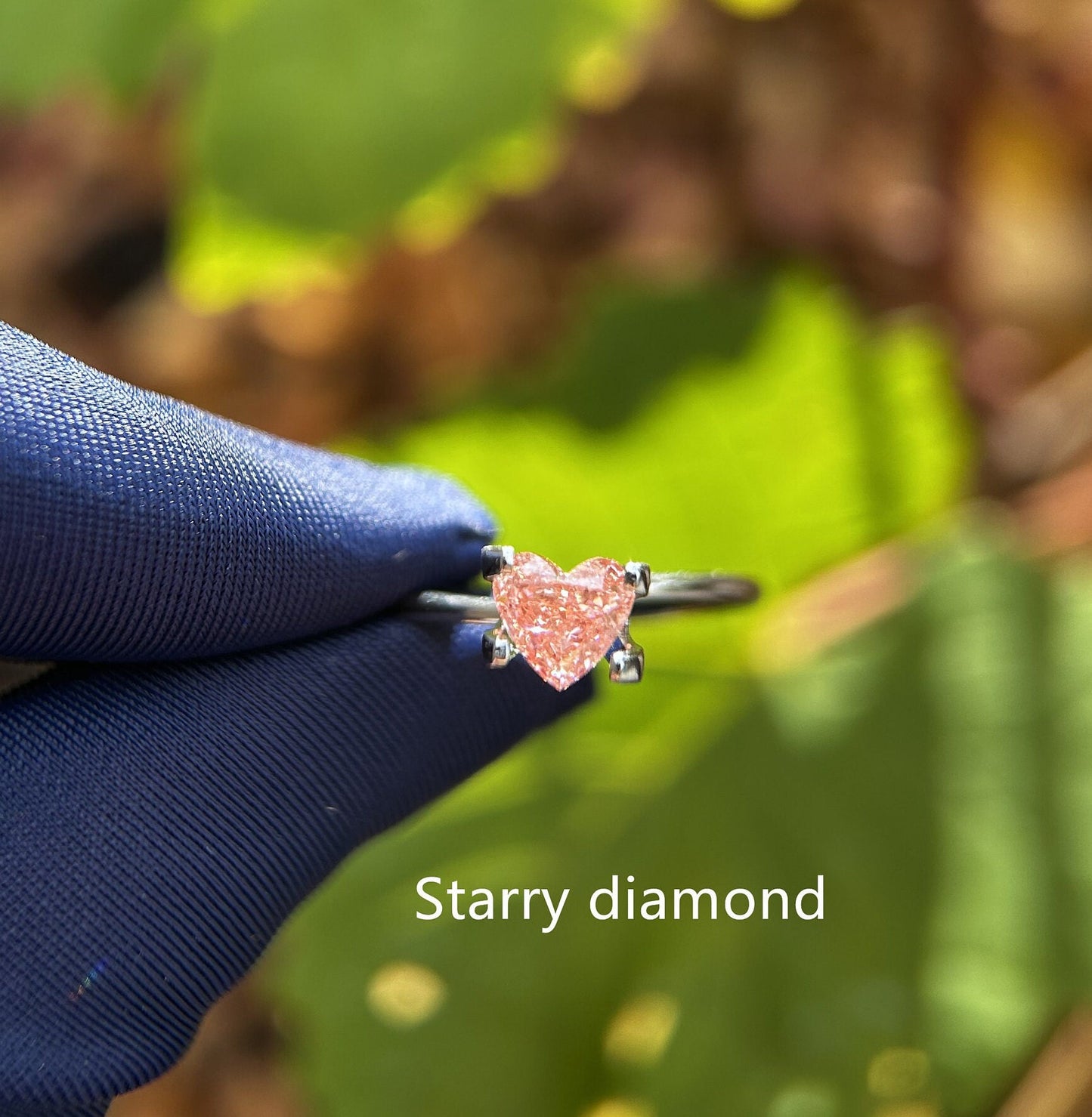 IGI certified 0.94ct Heart Cut Fancy Intense Brownish Pink Lab Diamond/Pink Diamond for Engagement Ring/Affordable Diamond/ April birthstone