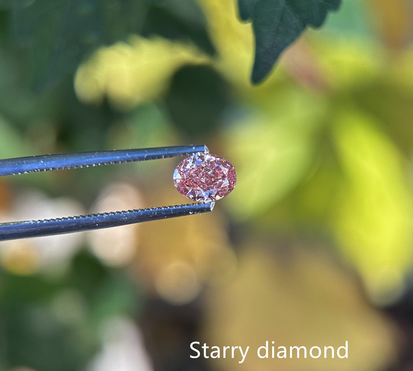 IGI certified 0.93ct Oval Cut Fancy Pinkish Brown Diamond/ Lab Diamond for Engagement Ring/Affordable Color Diamond/ April birthstone