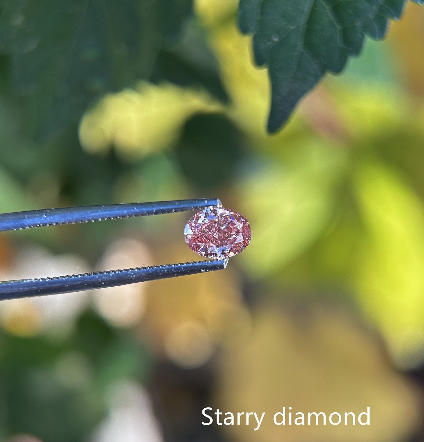 IGI certified 0.93ct Oval Cut Fancy Pinkish Brown Diamond/ Lab Diamond for Engagement Ring/Affordable Color Diamond/ April birthstone