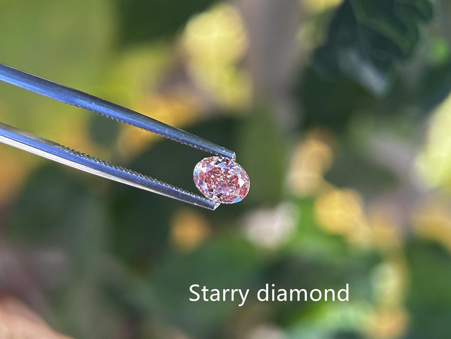 IGI certified 0.93ct Oval Cut Fancy Pinkish Brown Diamond/ Lab Diamond for Engagement Ring/Affordable Color Diamond/ April birthstone