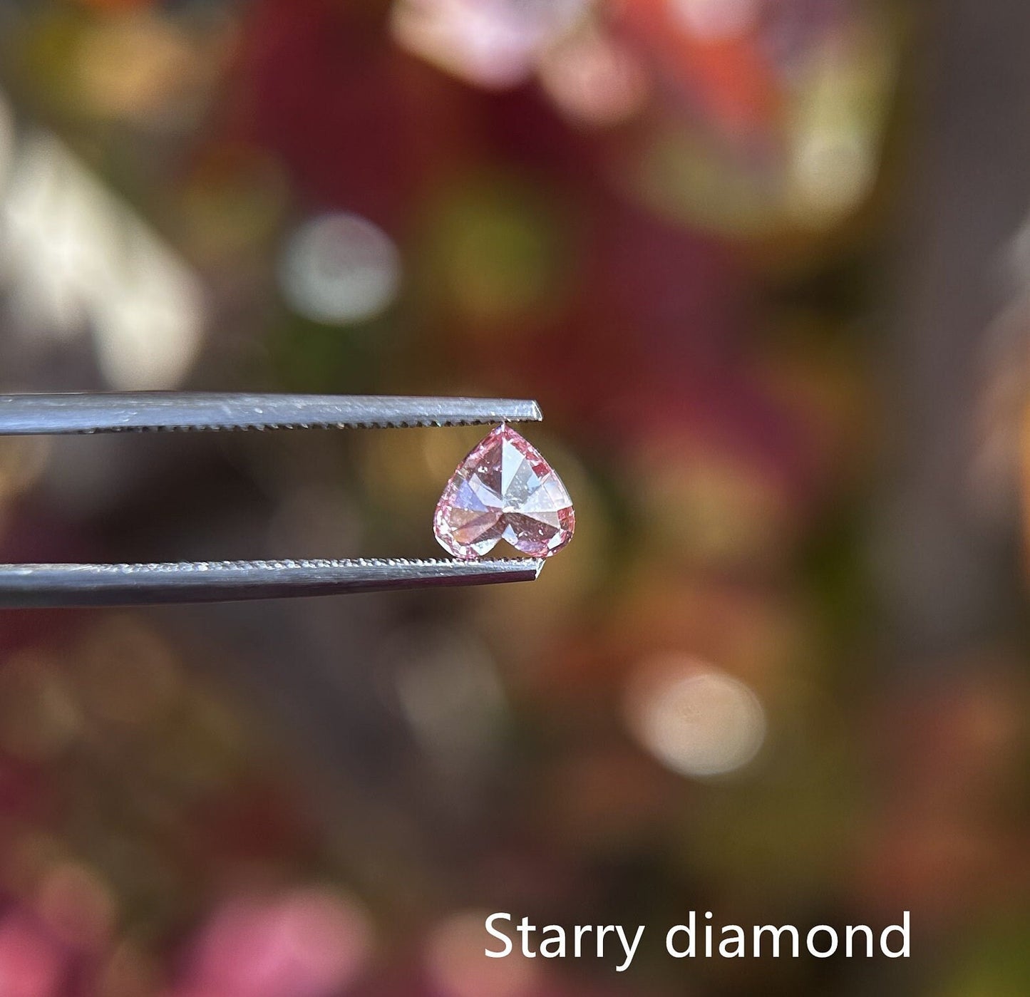 IGI certified 0.94ct Heart Cut Fancy Intense Brownish Pink Lab Diamond/Pink Diamond for Engagement Ring/Affordable Diamond/ April birthstone