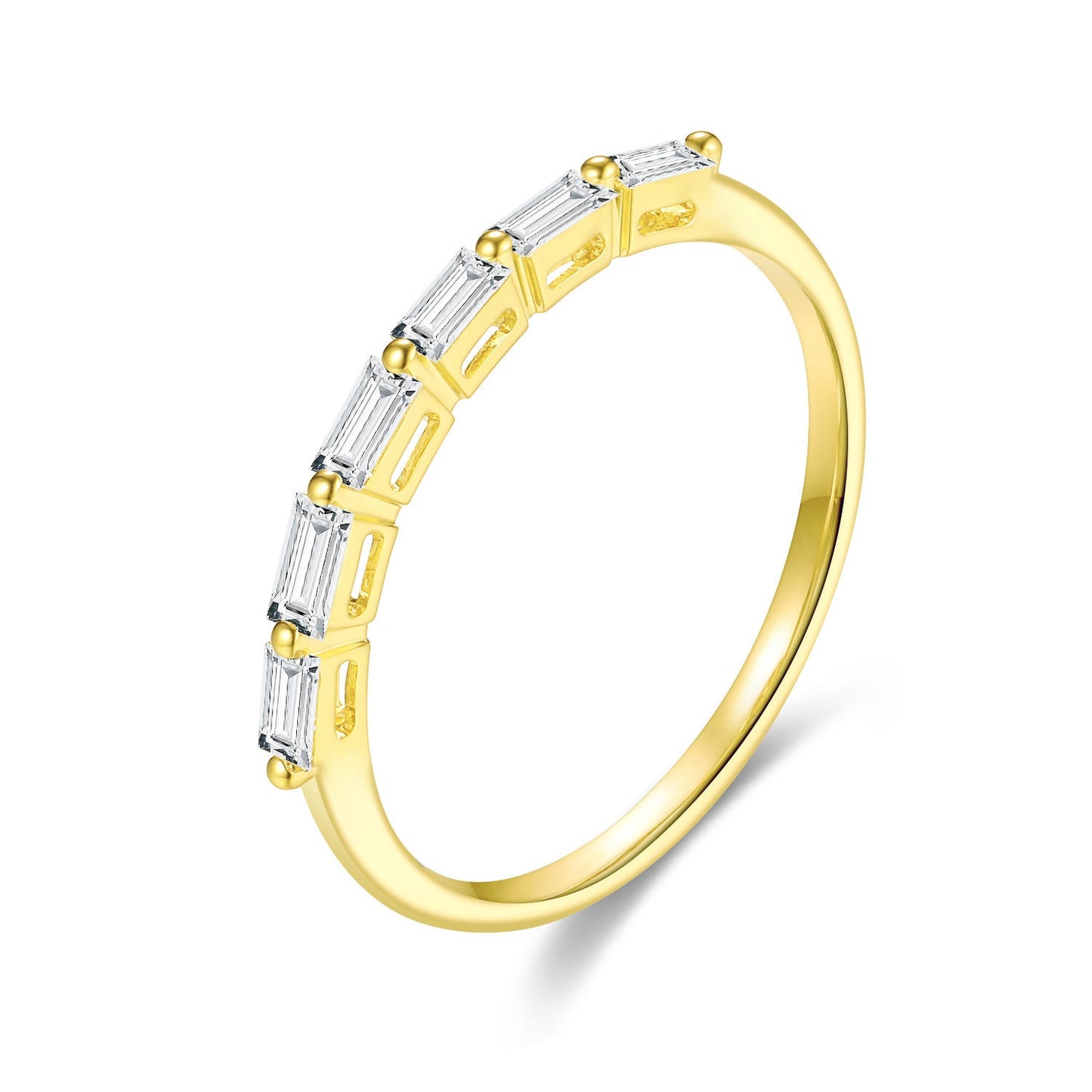 18k solid gold Lab Diamond wedding band/ lab diamond wedding ring/Matching Band for Engagement Ring/ Stackable diamond ring