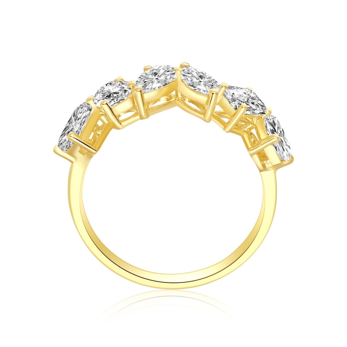 18k solid gold 1.45ct Lab Diamond wedding band/Affordable Diamond ring/ lab diamond wedding ring