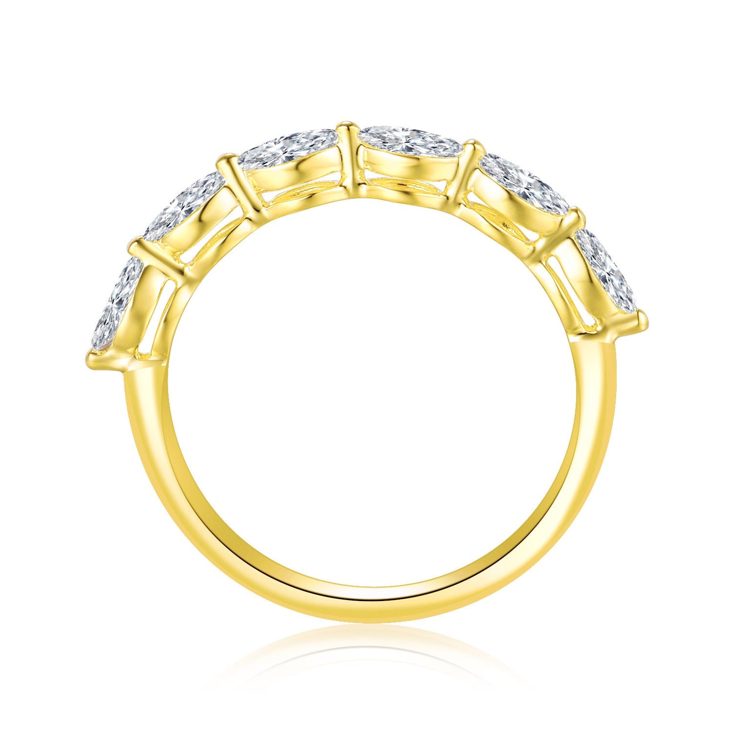 18k solid gold Lab Diamond wedding band/stackable diamond band/ lab diamond wedding ring