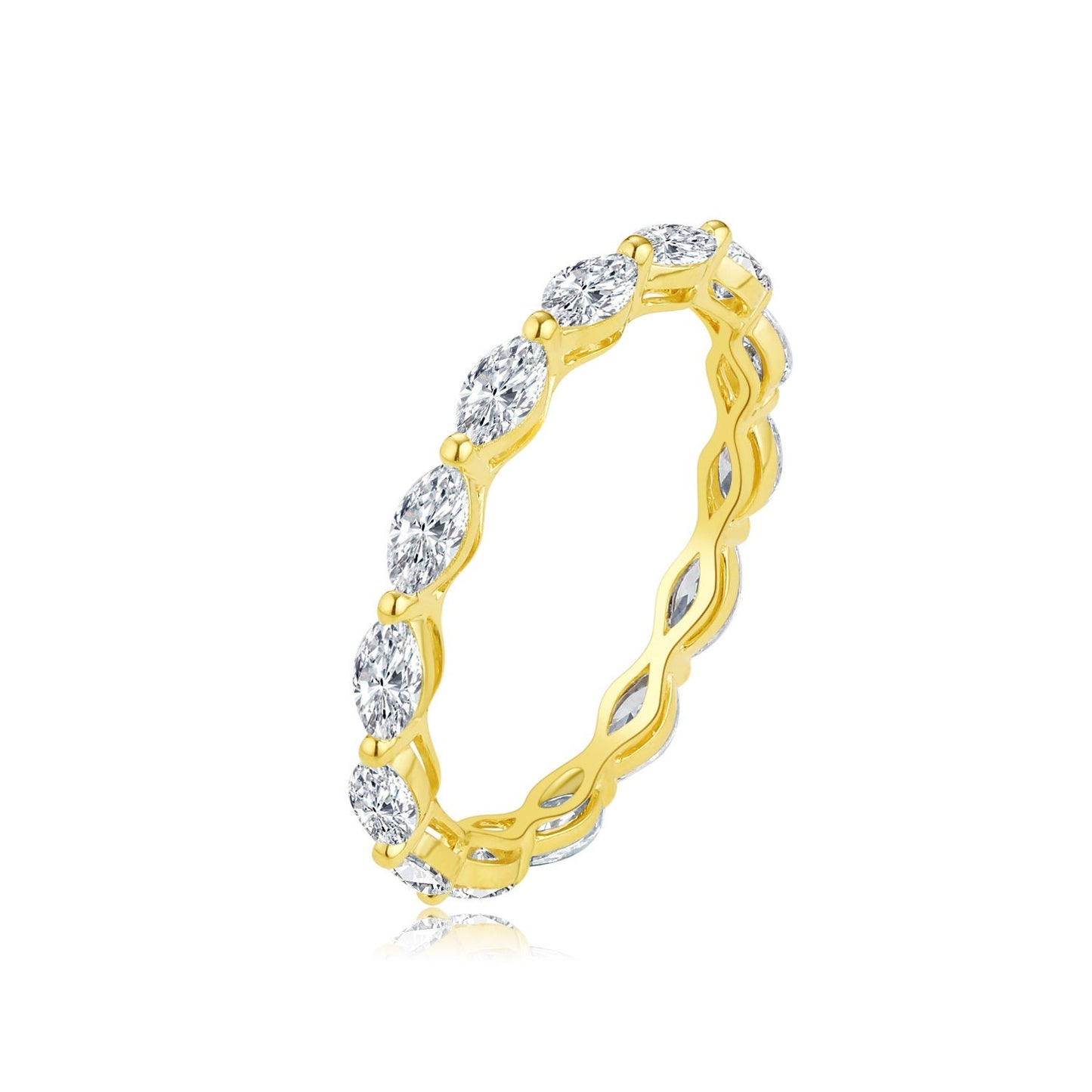 14k solid gold 1.2ct Lab Diamond wedding band/Affordable Diamond ring/ lab diamond wedding ring