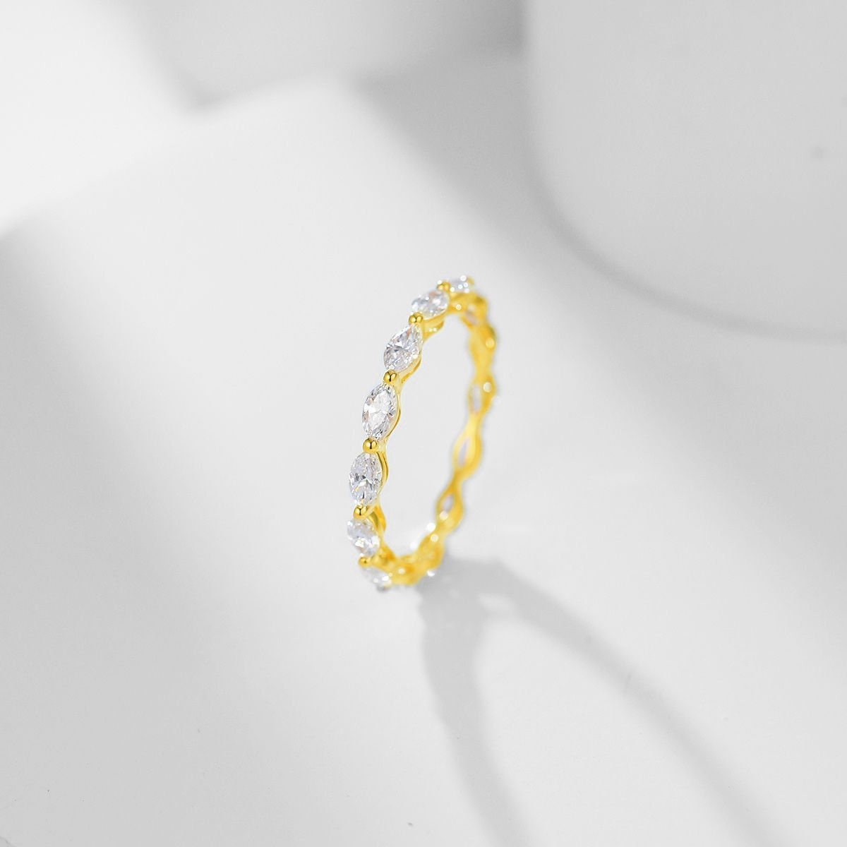 14k solid gold 1.2ct Lab Diamond wedding band/Affordable Diamond ring/ lab diamond wedding ring
