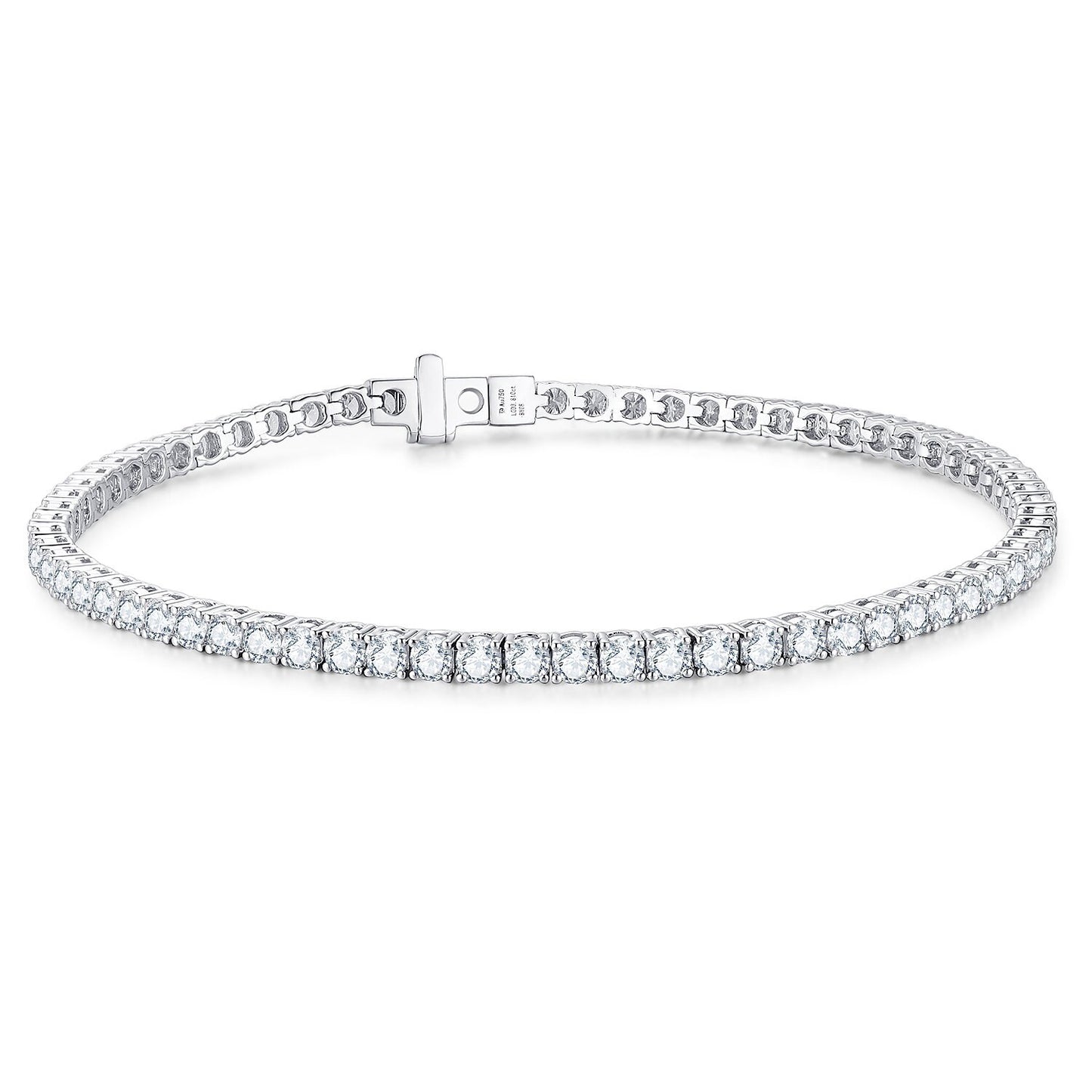 18k solid gold Lab Diamond tennis bracelet/Affordable Diamond Bracelet/ lab diamond bracelets