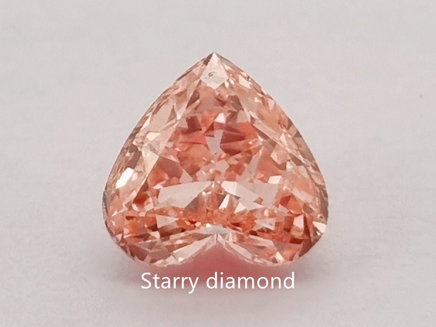 IGI certified 0.61ct Heart Cut Fancy Intense Pink Loose Diamond/ Lab Diamond Ring/ Affordable Pink Diamond/April birthstone