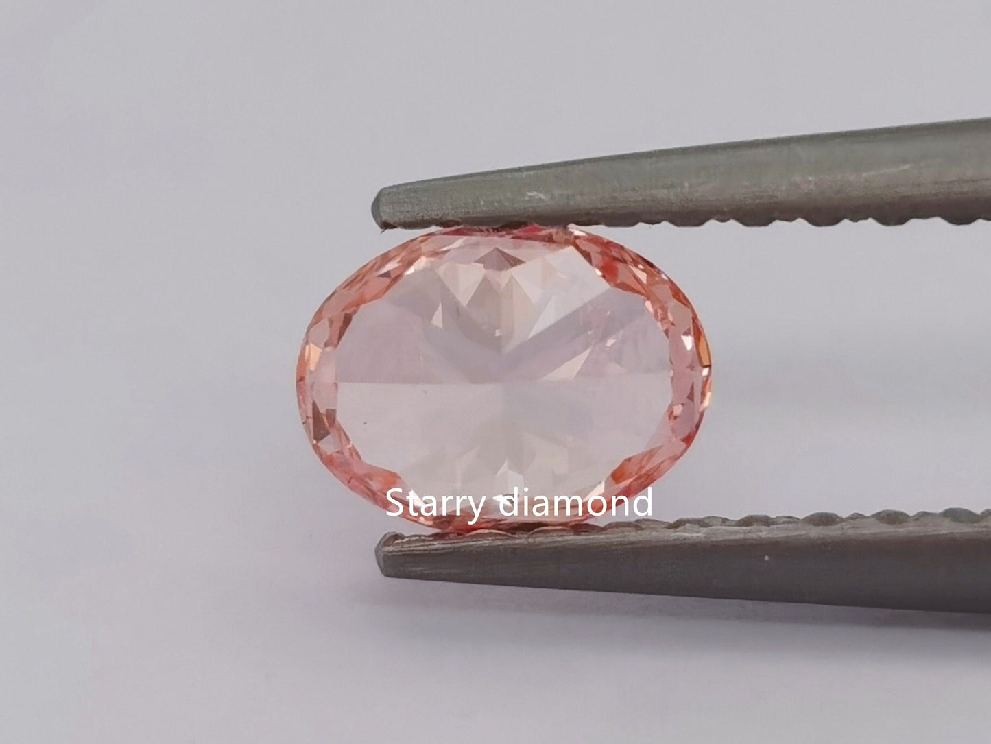 IGI certified 0.84ct Oval Cut Fancy Intense Pink Loose Diamond/ Lab Diamond for Engagement Ring/Affordable Color Diamond/ April birthstone