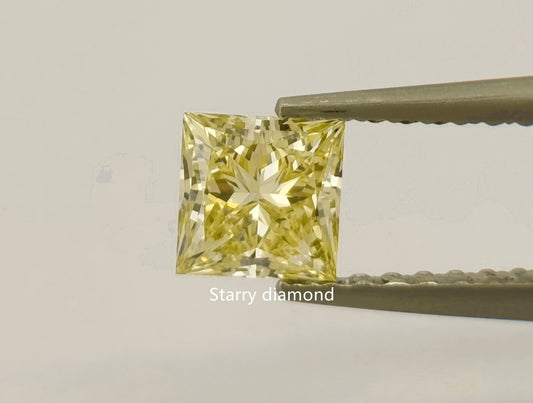 IGI certified 1.09ct Fancy Yellow Loose Diamond/Lab Diamond Ring/Affordable Diamond/ April birthstone