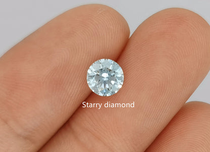 IGI certified 0.71ct Fancy Blue Loose Diamond/ Lab Grown Diamond for Ring/Affordable diamond/ April birthstone