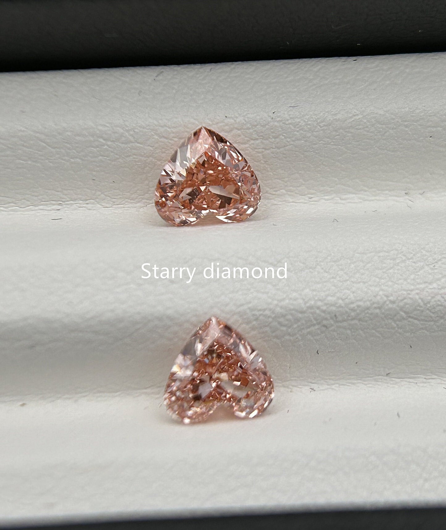 IGI certified One pair 1.83ct Fancy Intense Brownish Pink Lab Diamonds/ Pink Diamond for Engagement Ring/Affordable Color Diamond