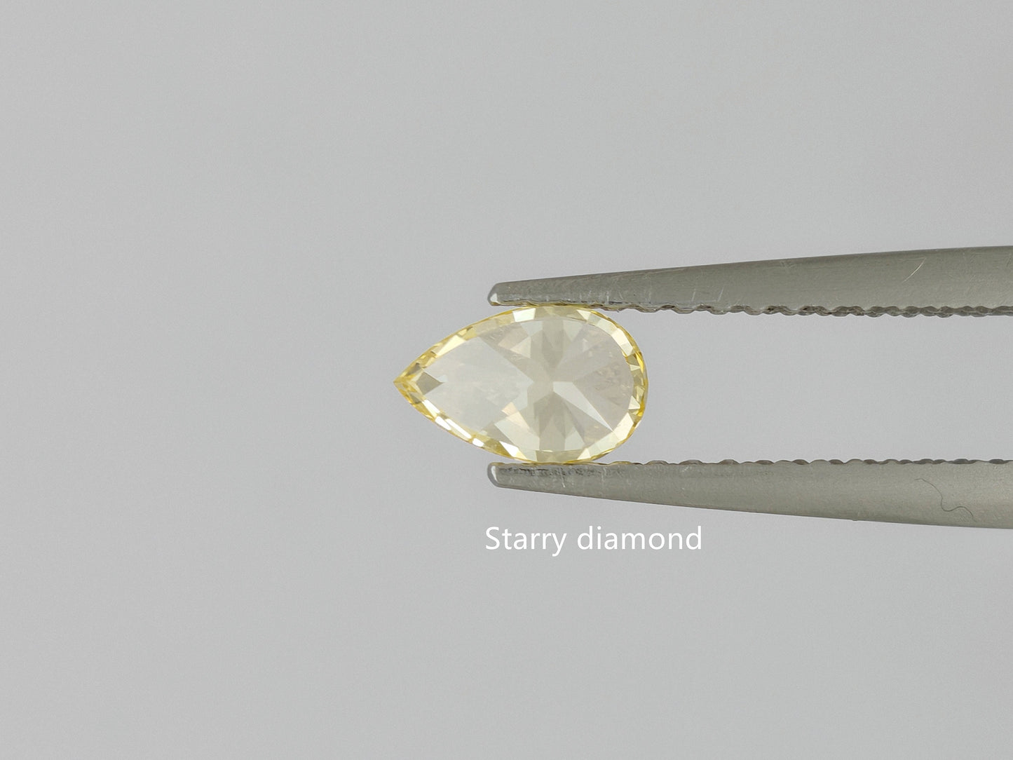 1.0ct Pear Shape Cut Fancy Yellow Lab Grown Diamond/ Lab Yellow Diamond Ring/Affordable Colored Diamonds/ April Birthstone