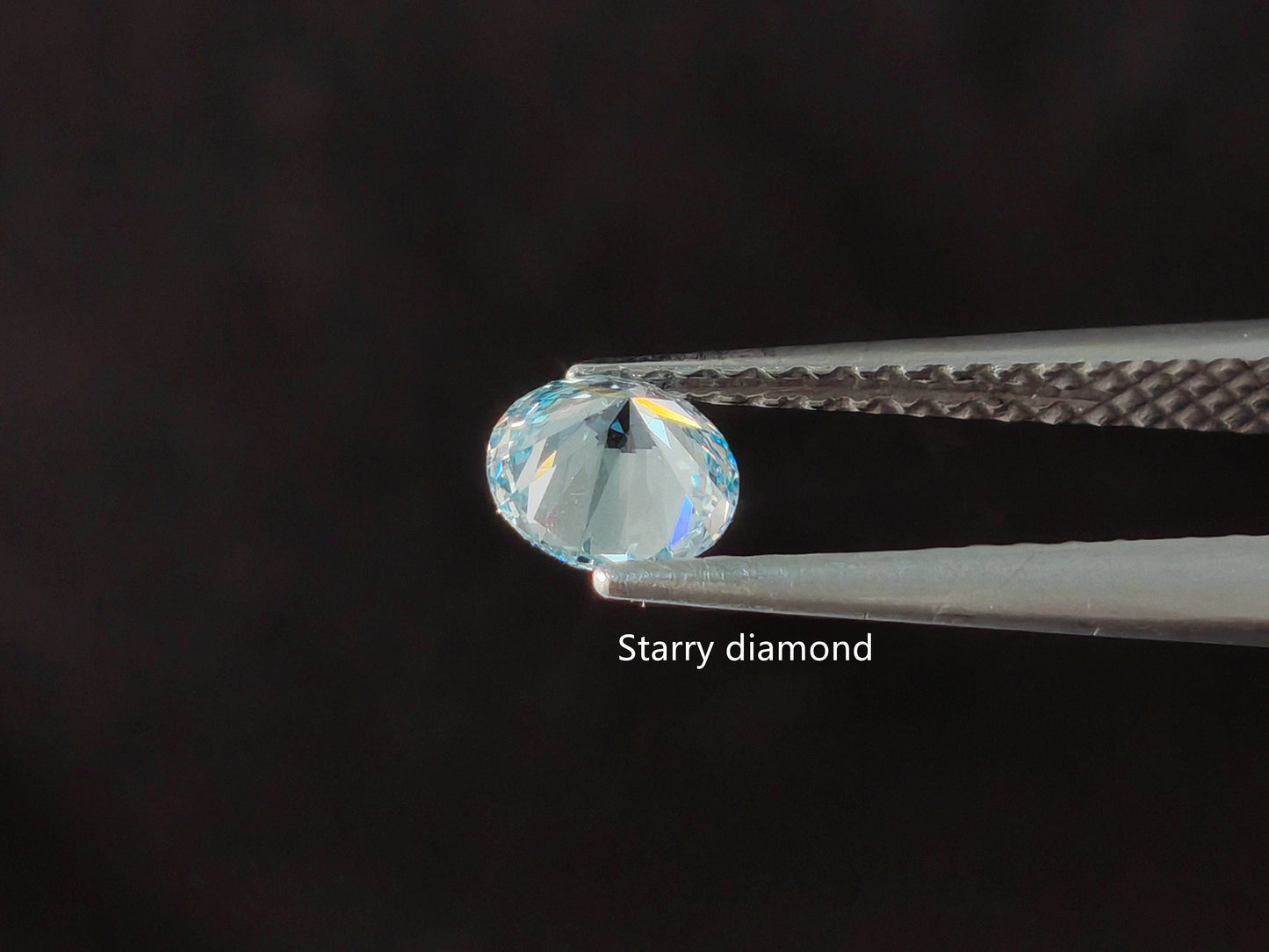 0.89ct Fancy Blue Loose Diamond/ Lab Grown Diamond for Ring/Affordable diamond/ April birthstone