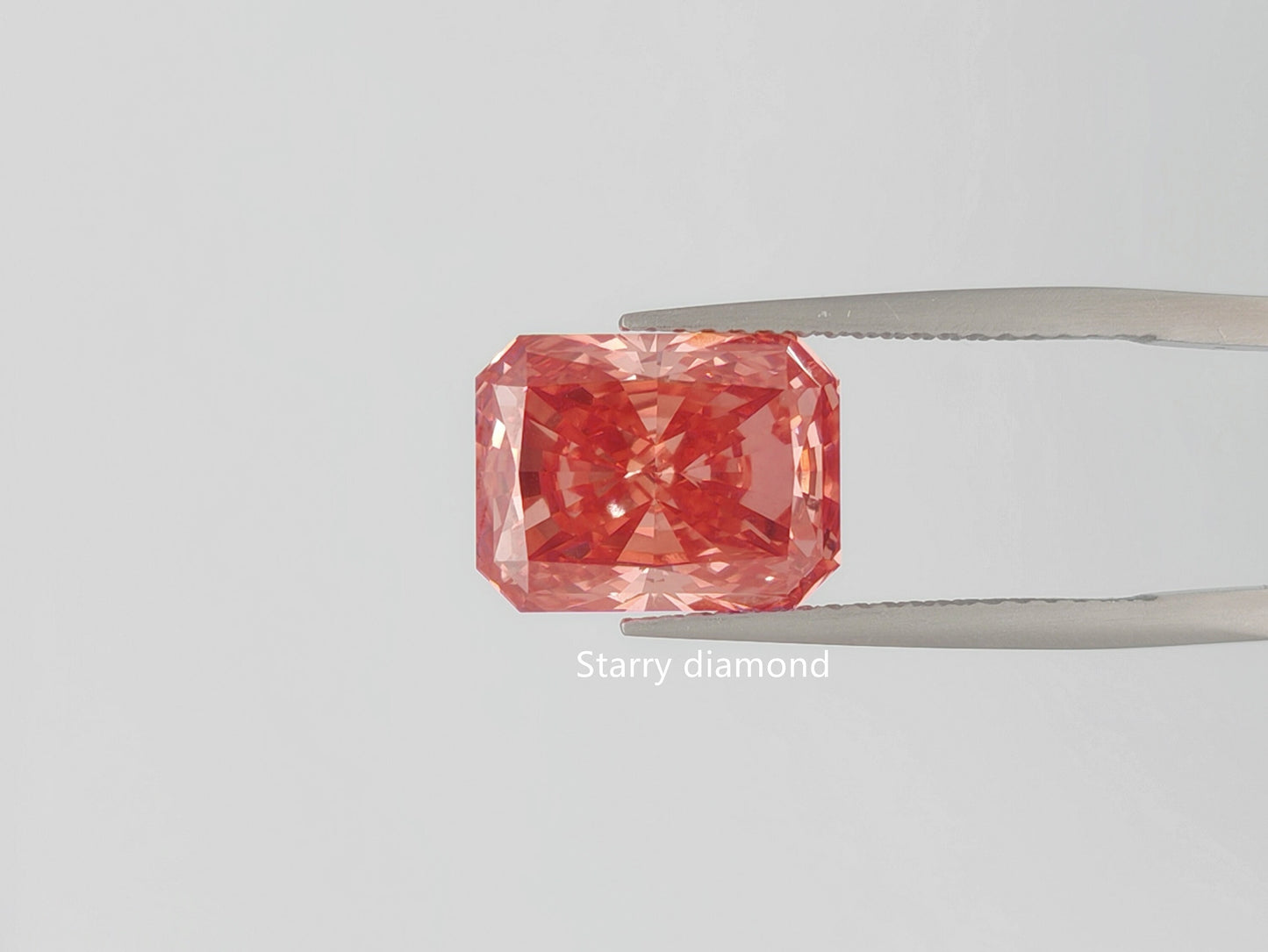 10.88ct Radiant Cut Fancy Deep Pink Lab Diamond /Lab Pink Diamond for Engagement Ring /Affordable Diamond /She said yes /April birthstone