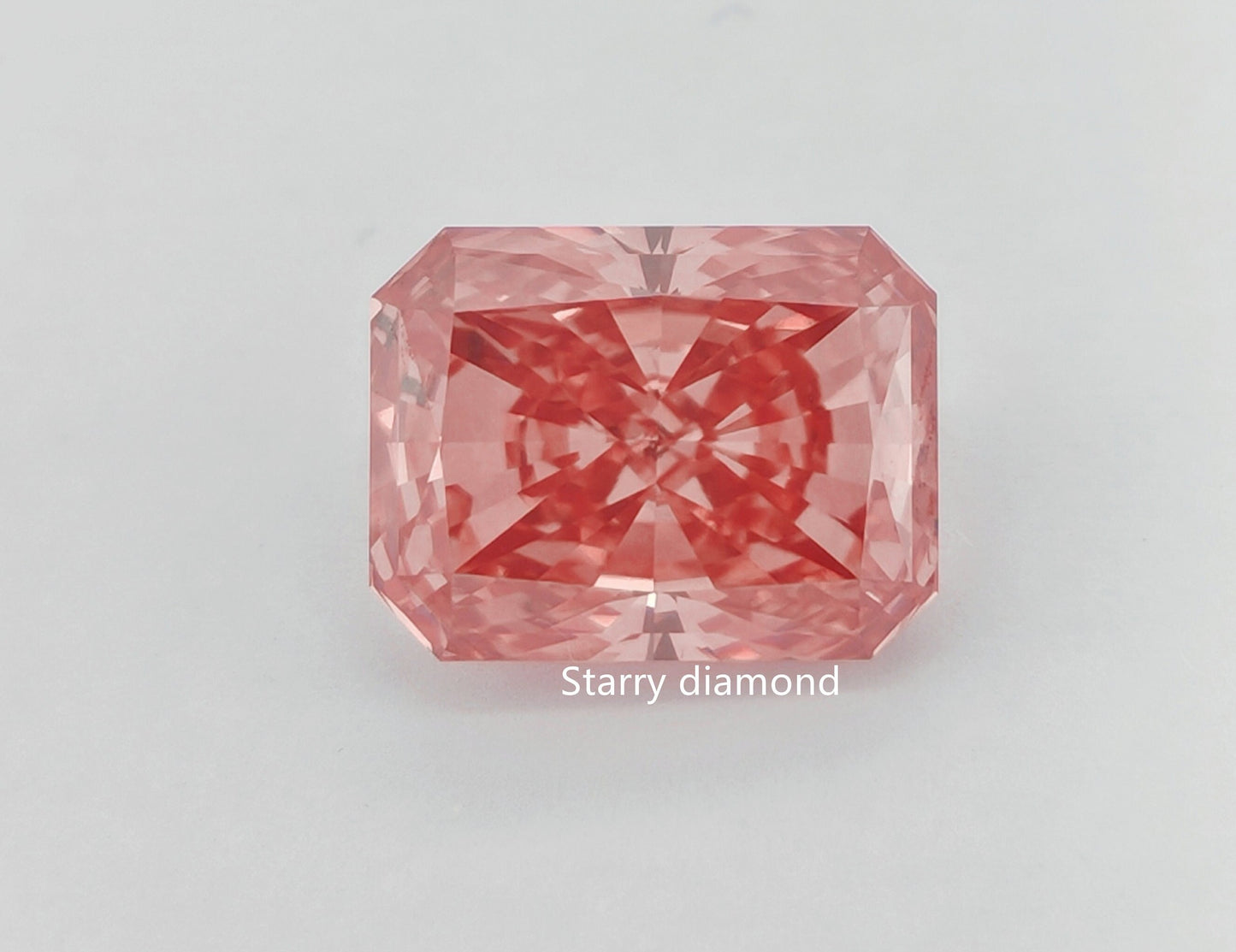 10.88ct Radiant Cut Fancy Deep Pink Lab Diamond /Lab Pink Diamond for Engagement Ring /Affordable Diamond /She said yes /April birthstone