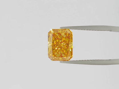 Custom design cutting of Fancy yellow Lab Diamond/ Lab Grown Diamond for Engagement Ring/Affordable diamond/ April birthstone