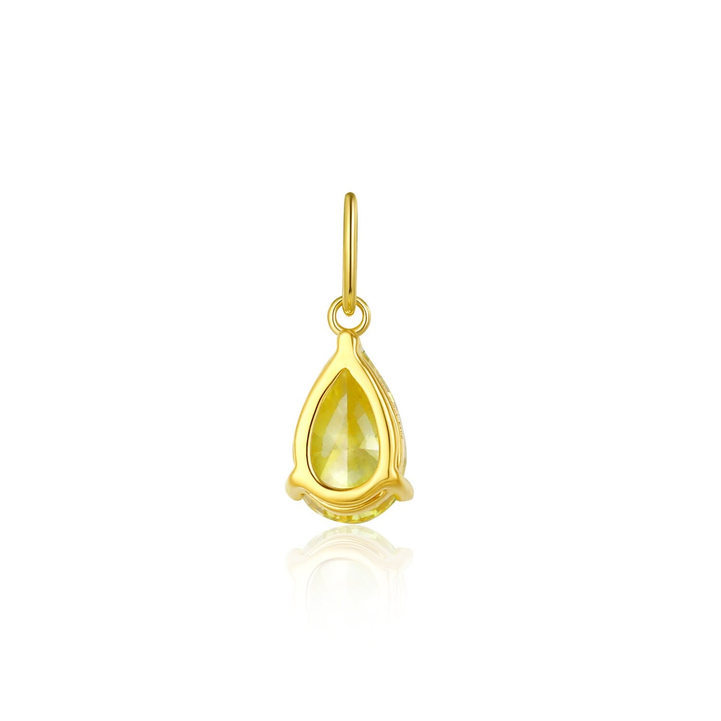 18K solid gold 0.5ct Lab Diamond Pendant/ Lab Grown Diamond Pendant /Affordable Diamond/ April birthstone