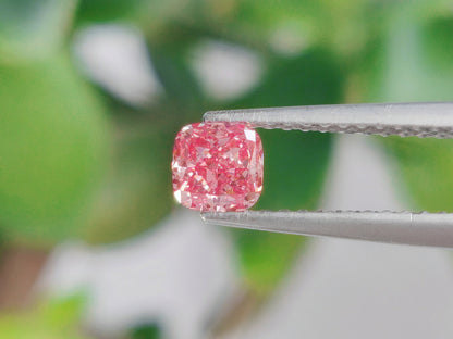 Custom design cutting of Fancy pink Lab Diamond/ Lab Grown Diamond for Engagement Ring/Affordable diamond/ April birthstone