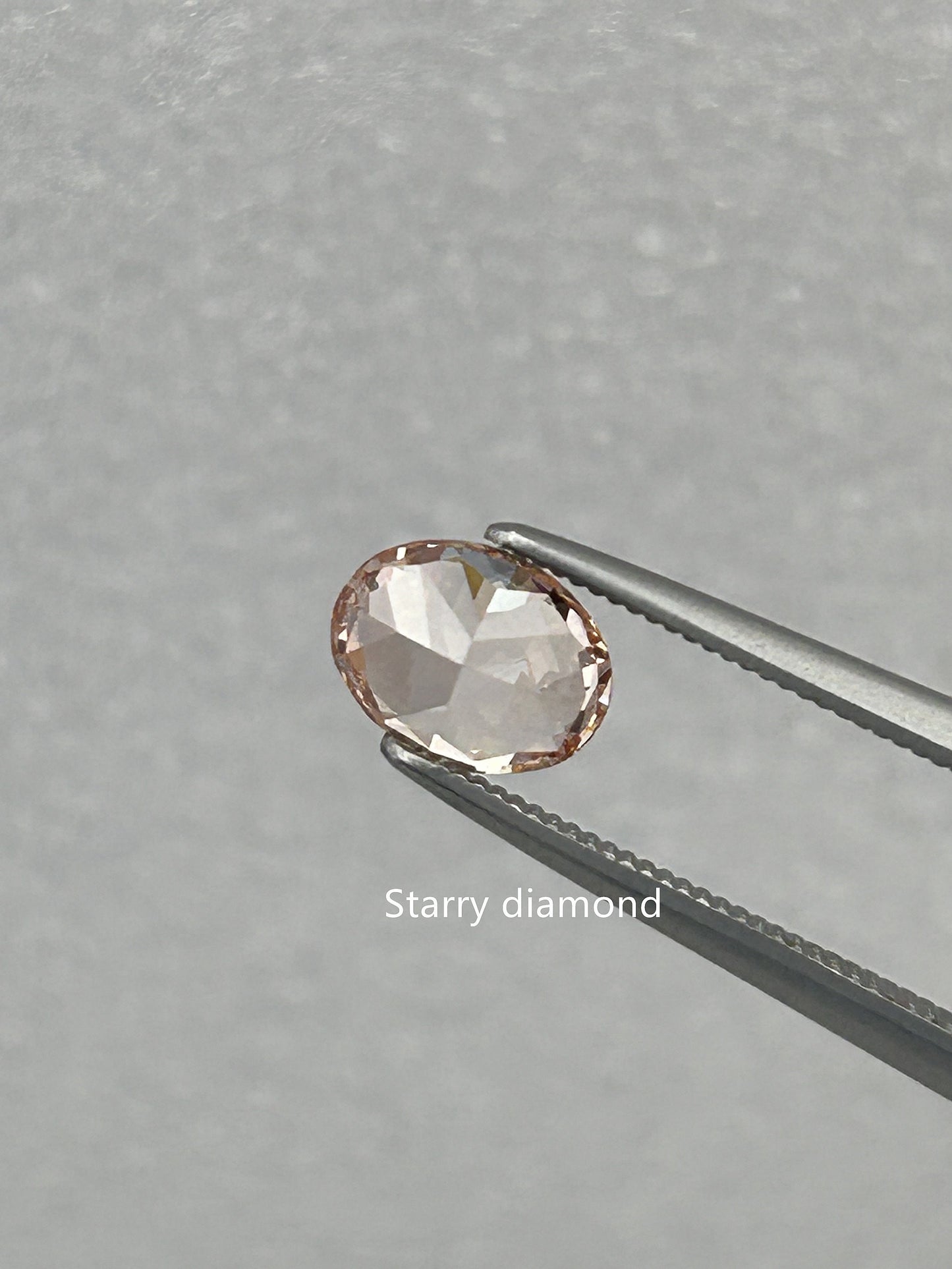 IGI certified 0.93ct Oval Cut Fancy Pinkish Brown Diamond/ Lab Diamond for Engagement Ring/Affordable Color Diamond/ April birthstone