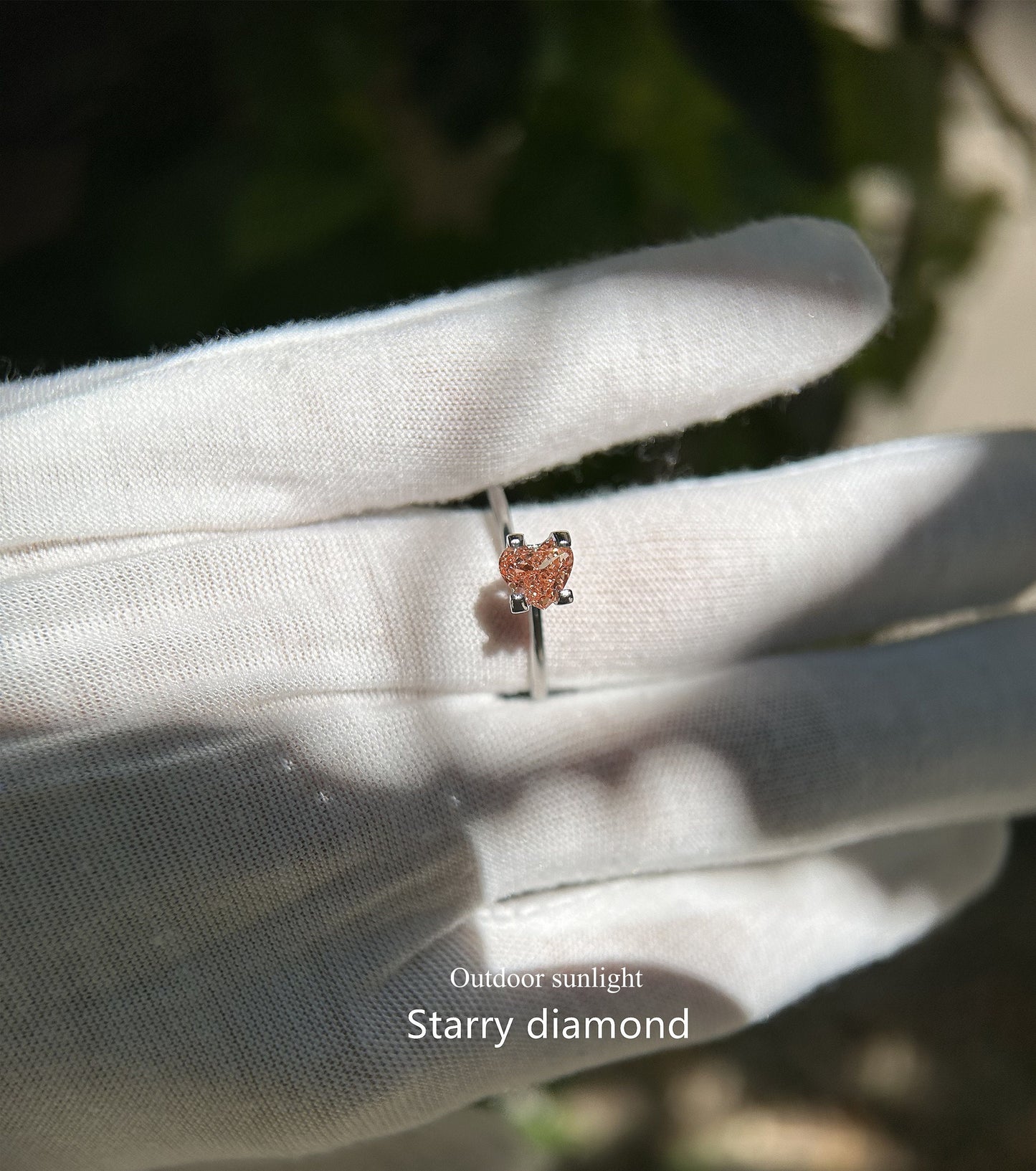 IGI certified 0.89ct Heart Cut Fancy Intense Brownish Pink Lab Diamond/Pink Diamond for Engagement Ring/Affordable Diamond/ April birthstone